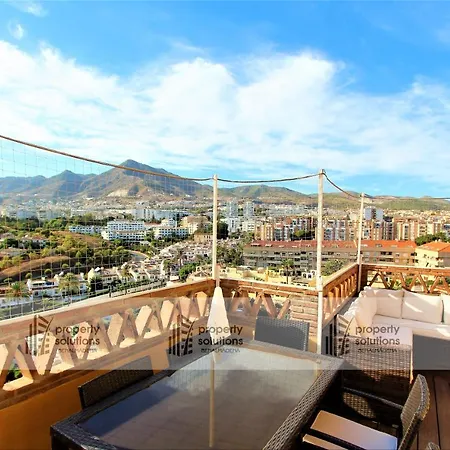 Atico Deluxe - Gran Terraza Con Vistas Panoramicas - Piscina - Parking Gratis * Benalmadena